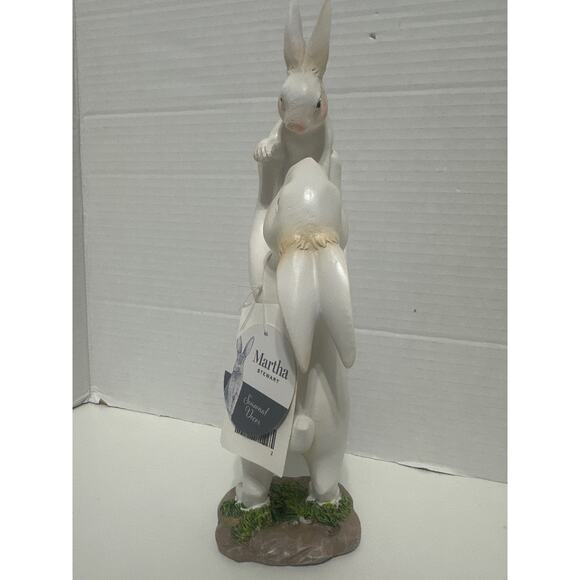Martha Stewart spring Easter bunny rabbit with mother baby bunny 10 “ NWT - Picture 2 of 8
